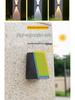 Solar Waterproof Wall Washer Light: Outdoor Courtyard Villa Decoration, Up/Down Lighting for Garden Atmosphere.