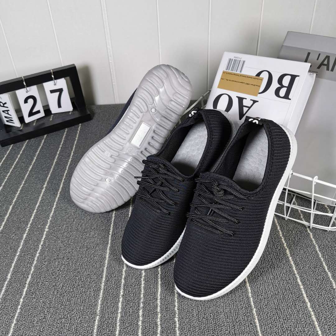 

весенне-летние новые мужские и женские модели одинаковых повседневных женских кроссовок для здоровья ног с обувью для людей 36---41 simple package чёрный