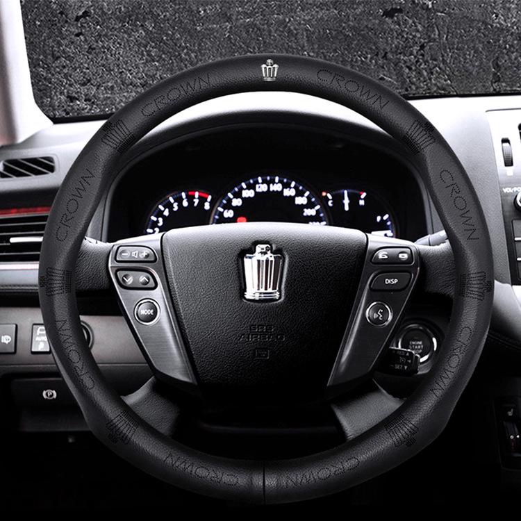 Echtes Leder Crown Lenkradbezug für Modelle 2005-2018 (12.-14. Generation)