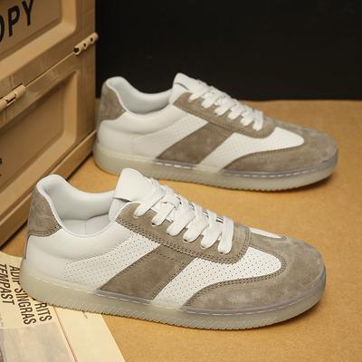 Chaussures pour hommes été 2025 nouvelles chaussures de sport décontractées respirantes chaussures de skate haut de gamme polyvalentes en cuir chaussures rétro pour hommes Forrest Gump chaussures tendance