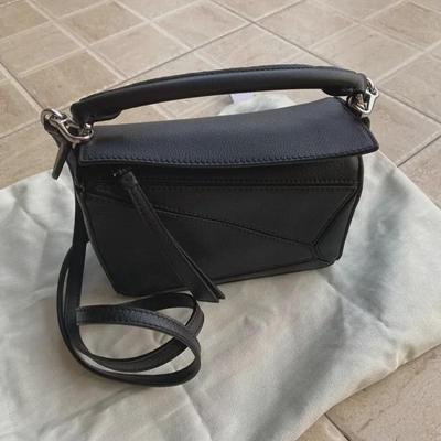 Geometric Mini Diamond Genuine Leather Women's Crossbody Handbag