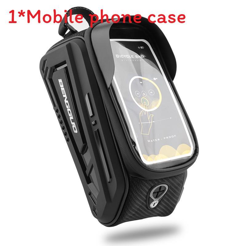 Bicycle Tpu Front Handlebar Bag With Touch Screen For Mountain Bike Riders