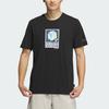 Adidas Outdoor Printed Sports Crew Neck Short Sleeve T-Shirt Men T-Shirts Black IX0114