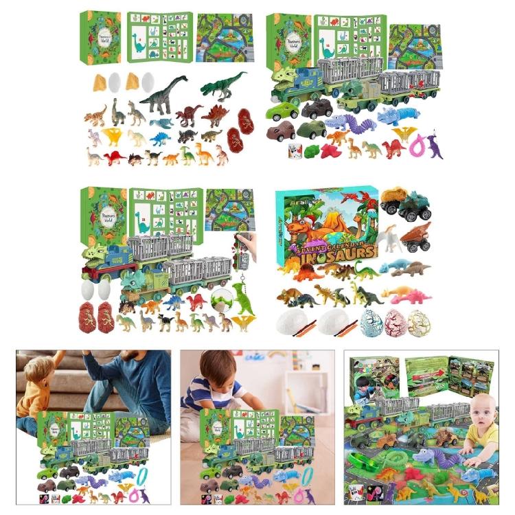 Dinosaur Countdowns Advents Calendar 2025 24 Days To Christmas With Exciting Toy Surprises Perfect For Family Educations