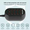 USB Charger Station,10/20Ports Charging Hub 100W 50W Desktop Compact Multi Port USB Charger for Phone, Tablet