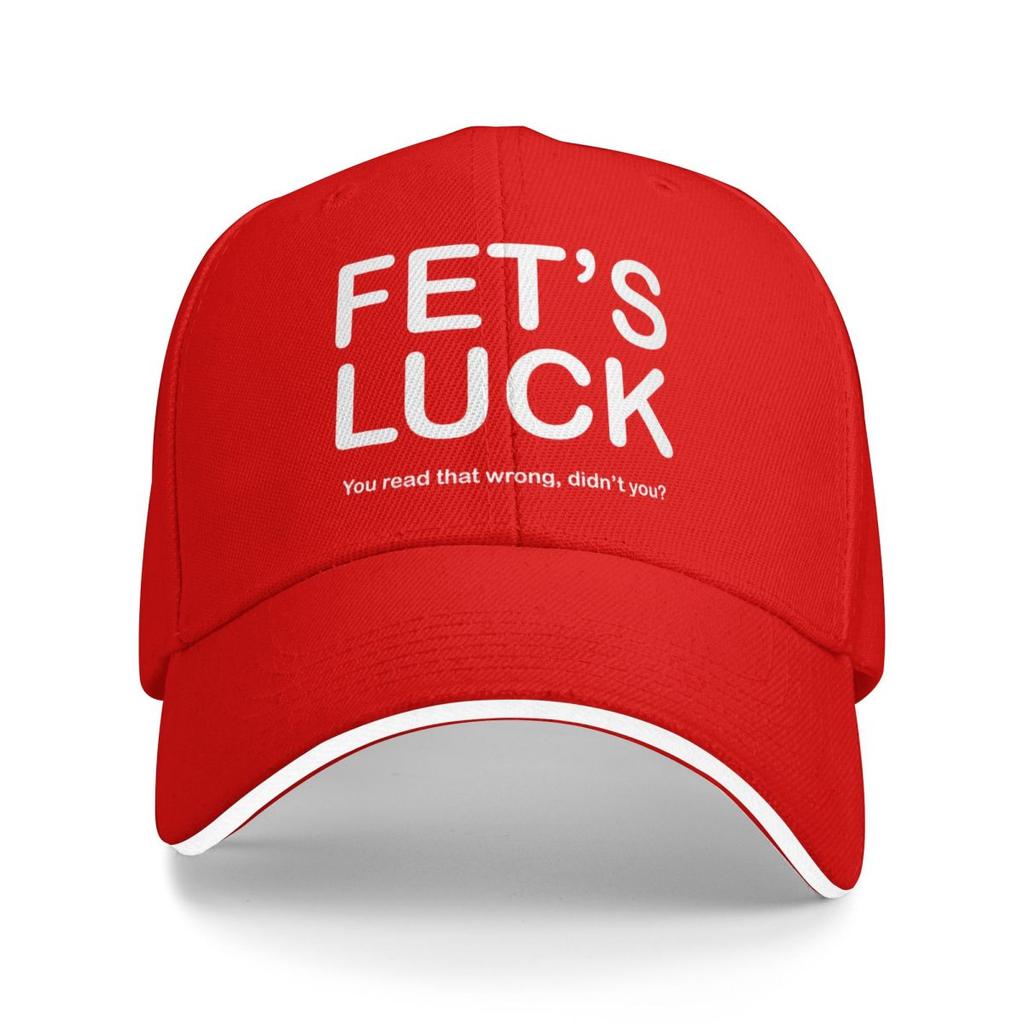 Baseball Caps Fets Luck Trendy Meme Fun Customized FeUnisex Unisex Sport Summer Caps