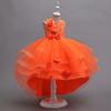 Girls Dresses Tail Princess Dresses Flower Girl Girls Walking Host Piano Performance Clothes Puffy Evening Gowns Summer