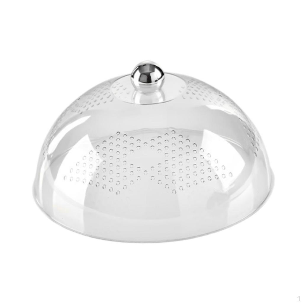 Butter Dessert Cover Food Lid Top Handle Reusable Cake Dome Plate for Outdoor Plates