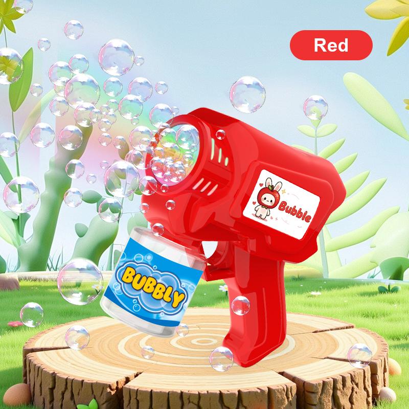 Knyysecq Bubble Toys Children'S Handheld Fully Automatic Bubble Gun Outdoor Games Cute Bubble Toys No Battery Bubble Water