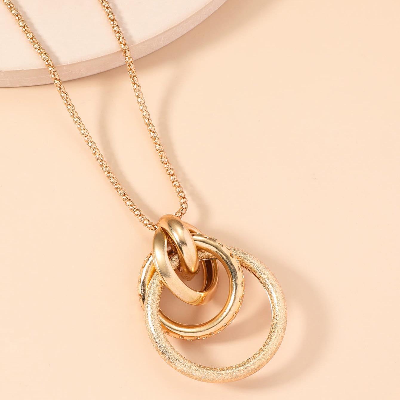 

Европейское и американское ретро сплав кулон длинное ожерелье