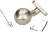 Fixed INOX Knob, Oval, Bent