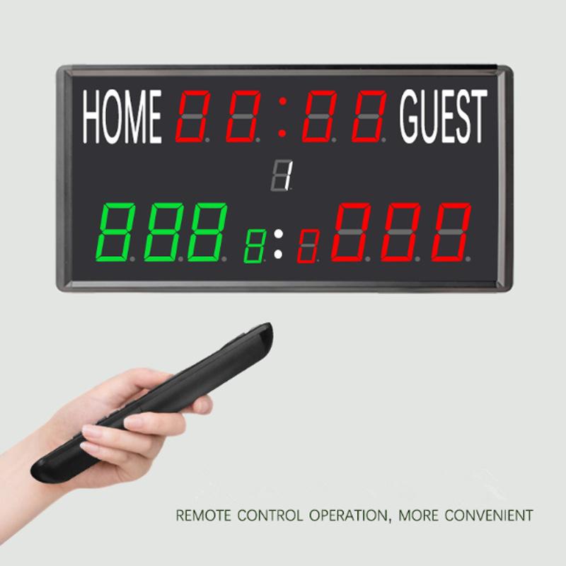 High Quality Aluminium Alloy Multi-sport Training Professional Electronic Scoreboard Multi-function Recording LED Timer Remote Scoreboards & Timers