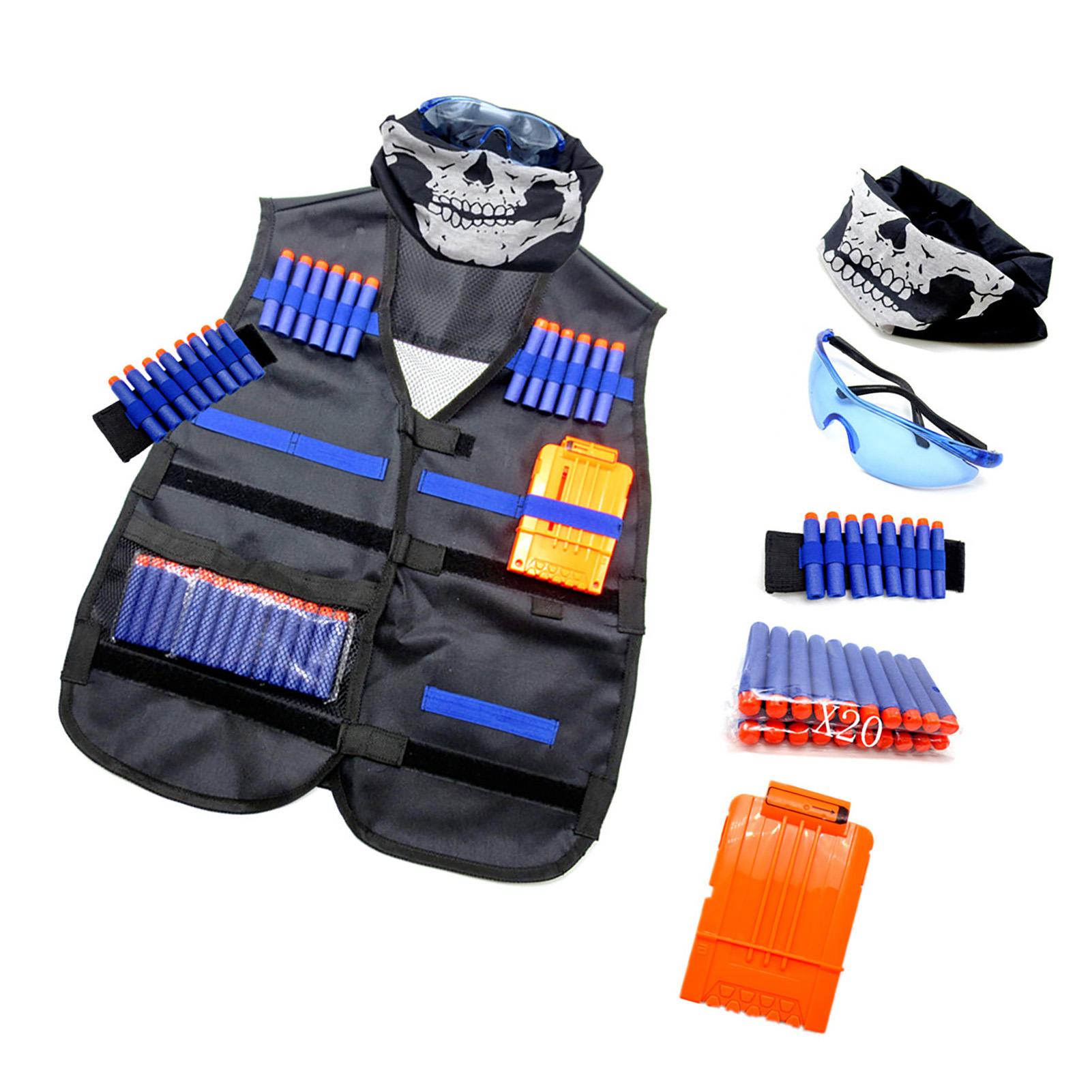 

Детский военный жилет, комплект, многоцелевой, имитационный, головоломка, защита безопасности, детский военный костюм-жилет