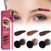 3D Wild Eyebrow Cream Set With Eyebrow Brush Taupe Brown Long Lasting Tint Eyeliner Eyebrows Enhancers Waterproof Makeup Tool