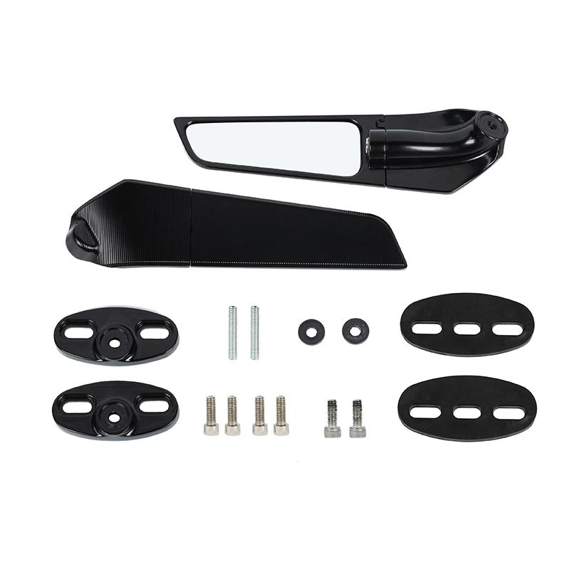 Motorcycle Rearview Mirrors Side Modified Wind Wing Adjustable Rotating Rearview Mirror For YAMAHA R3/R25 R15/V3/V4 2014-2021