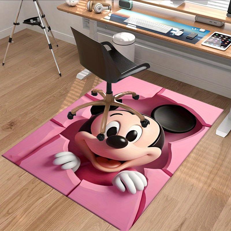 1pc, Mickey Mouse Pink Rug - Home Decor, Office Carpet, Chair Pad, Outdoor Mat, Gift IdeaP193