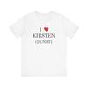 I <3 KIRSTEN Unisex Jersey Short Sleeve Tee