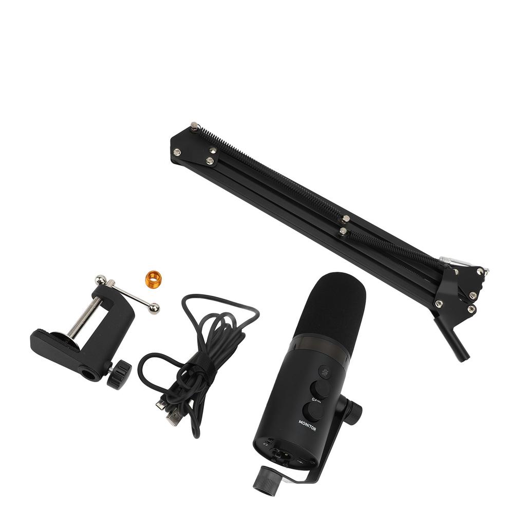 Desktop Dynamisches Mikrofon USB und XRL Schnittstelle Rauschunterdrückung Niere Mikrofon Kit für Gaming Live