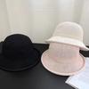 Thin Fisherman's Hats Knitted Sun Hat Fashion Women Bucket Hat  Outdoor Beach Vacation Wear