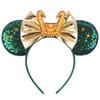 Cartoon Character Mouse Ears Headband Sequins 5" Bow Hairband For Girls Children Festival Party DIY Hair Accessories Gift