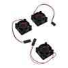 3pcs RC Motor Cooling Fan 2510 High Speed Heat Dissipation 2P Connector RC Truck Cooling Fan