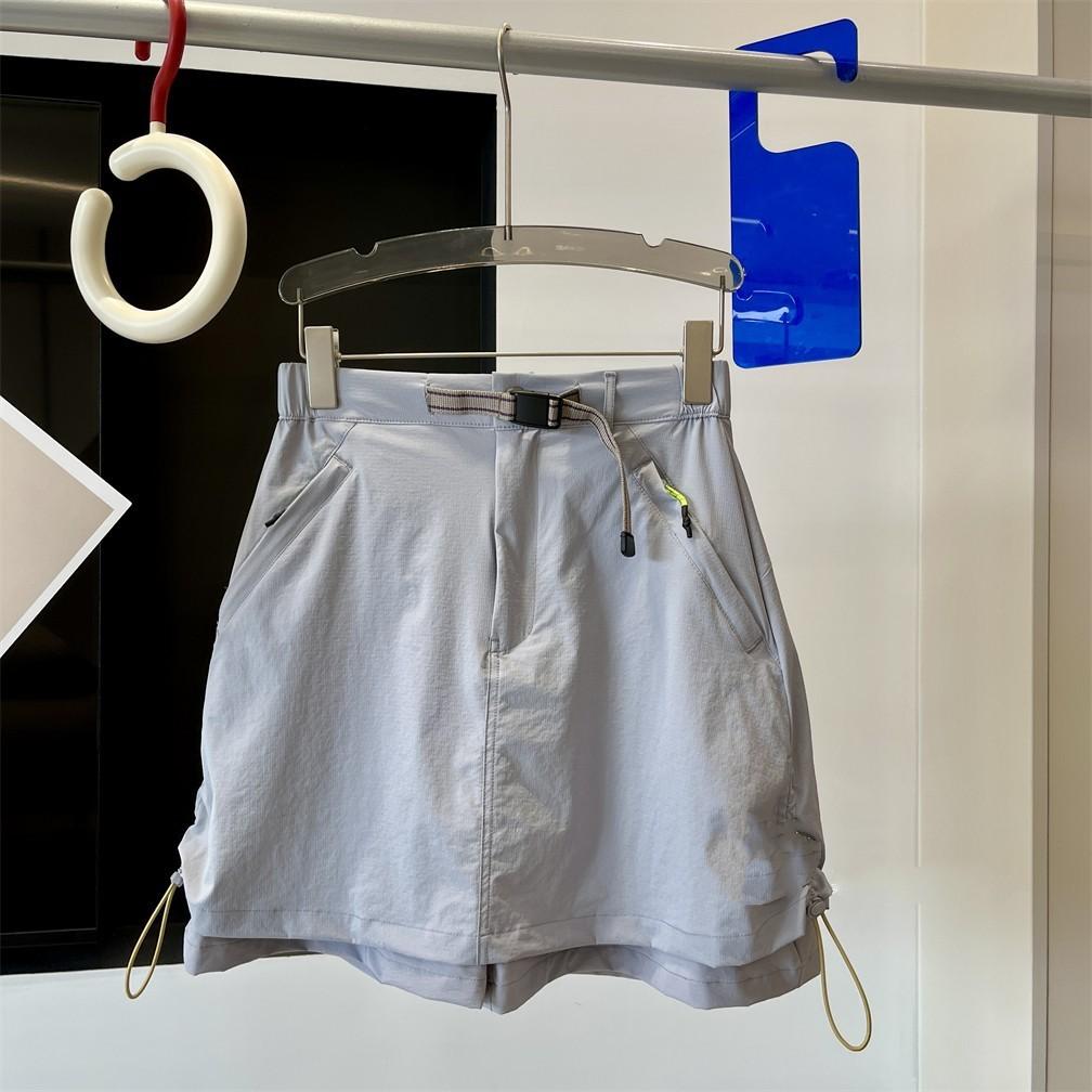 Women's Summer Outdoor Skirt with Drawstring, Anti-Exposure, Water-Resistant, Quick-Dry, A-Line Shorts Design, Workwear-Style Skirt