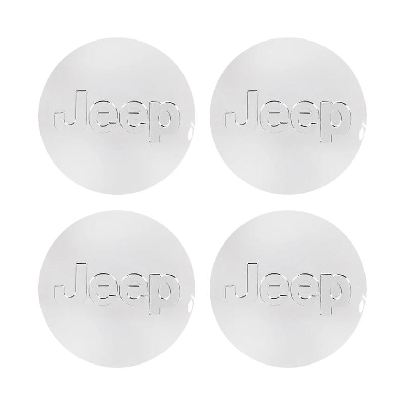 Pentru Jeep 4 Bucăți 55/63MM Capac Centru Roată Logo Mașină Accesorii Instrument Butuc Roată Pentru Jeep Patriot Liberty Grand Cherokee Wrangler JK Gl