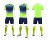 Custom Kids Sports Uniforms Football Kit Soccer Suits Black Green Football Club Jersey Set Soccer Wear Soccer Jersey for Men