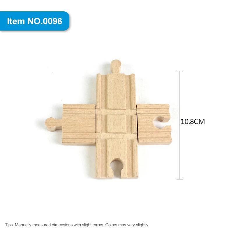 Wooden Train Track Components Beech Train Track Set Kids Train Toys Railway Accessories Fitting Brand Train Toys For Kids