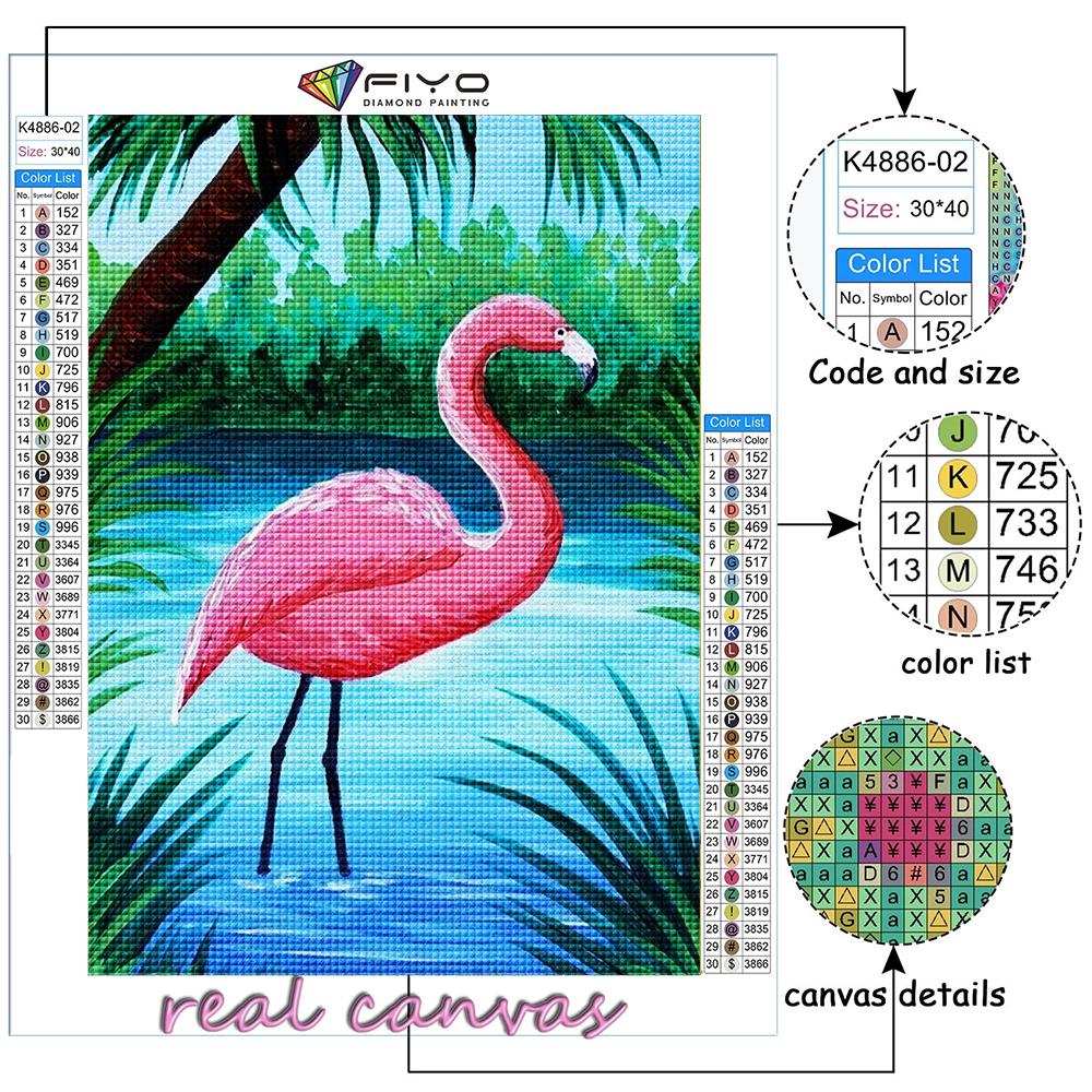 Diamond Painting Animal Flamingo Diamond Mosaic Craft Diamond Embroidery Painting
