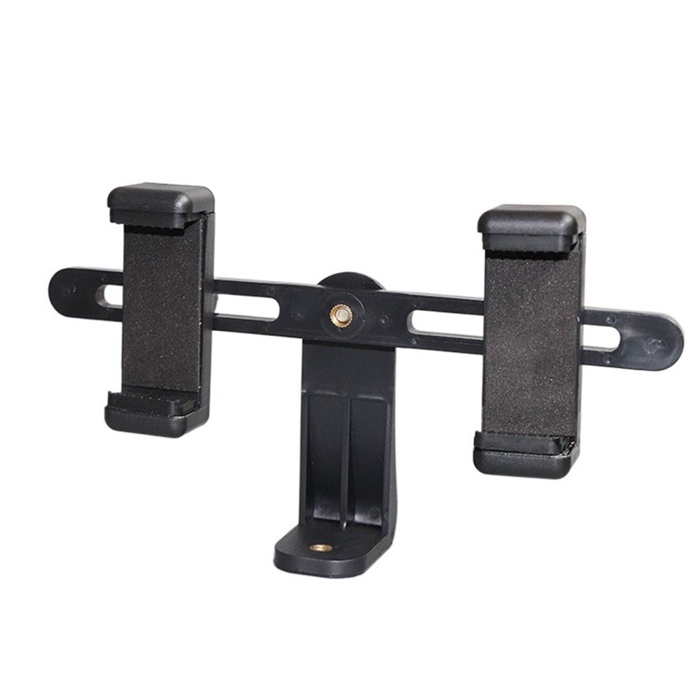 Telefon-Stativhalter Dual-Geräte-Handhalter Smartphone-Stativklemme Mobile Live-Halterung