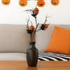 Realistic Halloween Pumpkin Branch Spooky Black Pumpkin Stems  Thanksgiving Decor