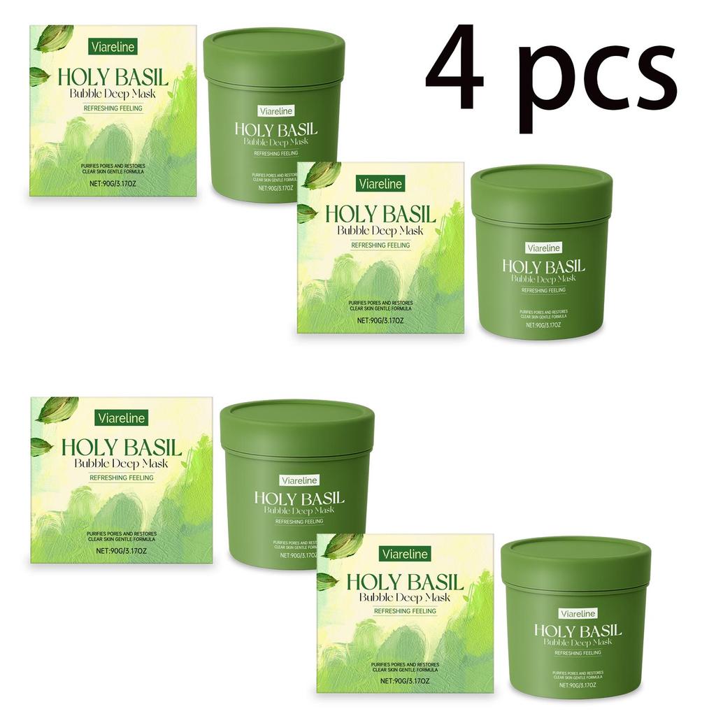 Viareline Bubble Cleansing Mask 90g - Deeply Cleanses Pores, Removes Blackheads, Gently Cleanses, Controls Oil, and Moisturizes and Firms the Skin.