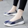 Mocassini Estivi Rosa Scarpe da Passeggio sulla Spiaggia Donna Multicolore Intreccio Casual Morbidi Slip-on Mocassini Piatti Intrecciati Scarpe da Ginnastica Taglie Forti