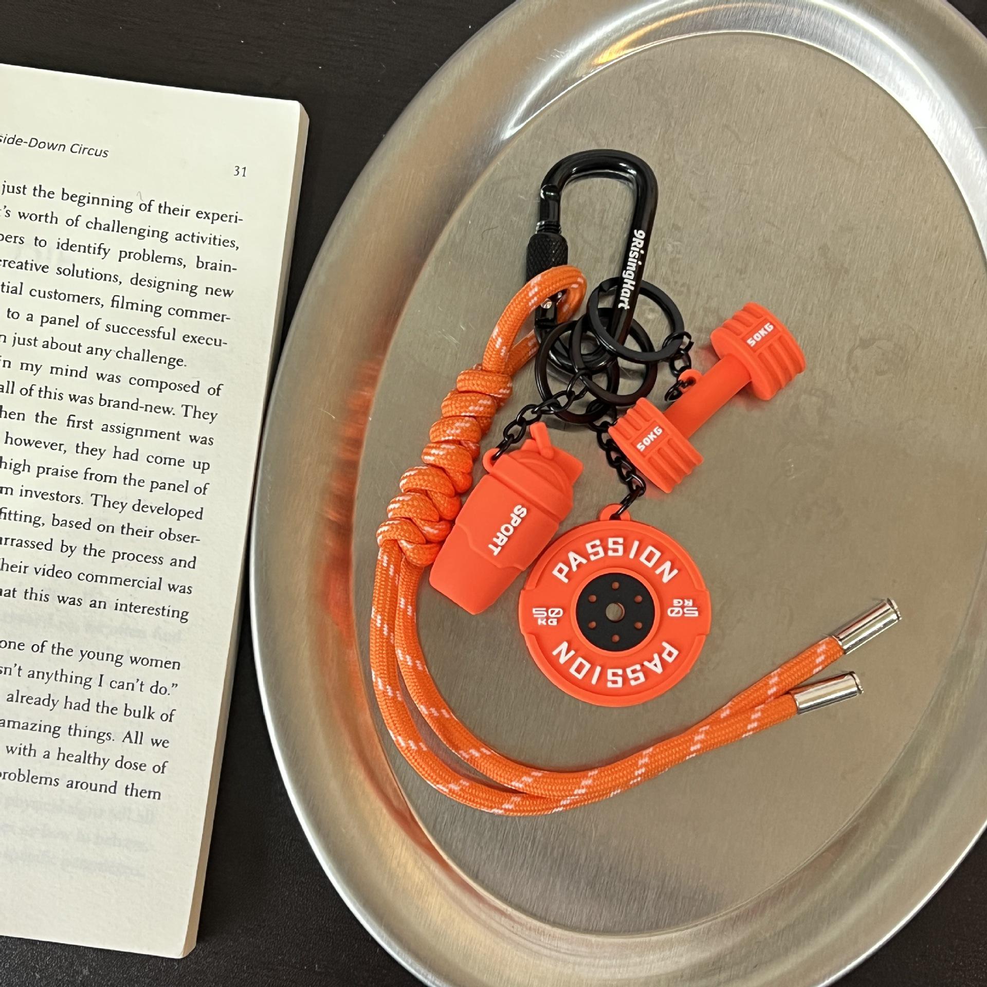 

Cross-border Ins Style Bag Charm & Fitness Water Bottle Pendant Keychain Gift