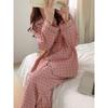 Strawberry Print Long-Sleeve Pajama Set