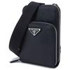 Prada Saffiano Leather Shoulder Crossbody Waist Bag Men bags Black 2ZH126-053-F0002