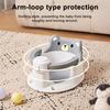 Badestuhl Cartoon-Tierdesign Baby-Sicherheitssitz mit Umrandung Anti-Rutsch-Boden Stützende Sitzhaltung Erhöhte Rückenlehne Badeutensil