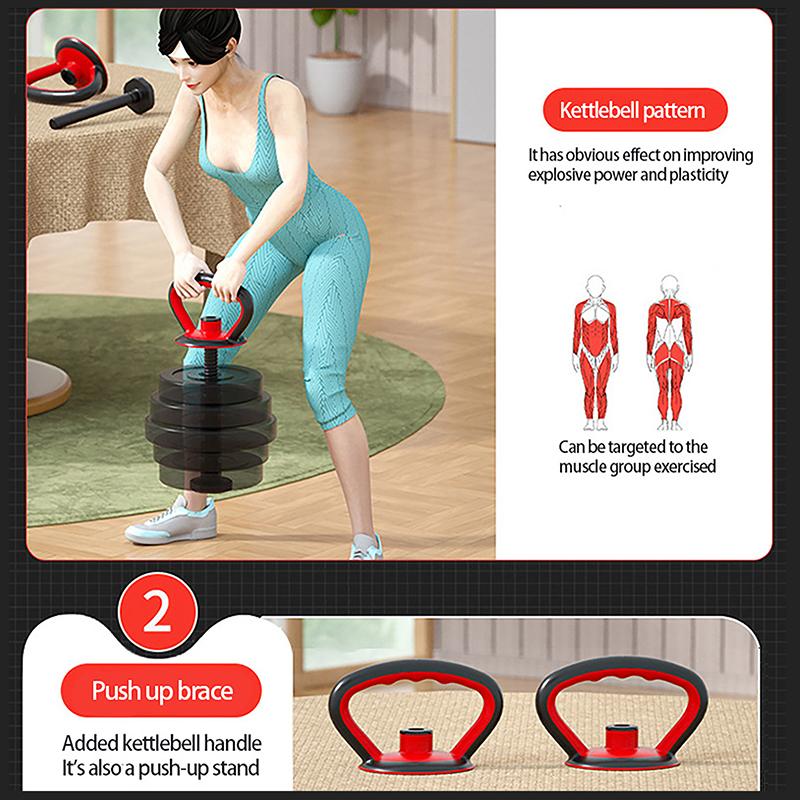 Verstellbarer Kettlebell-Griff für Kurzhanteln, Gewichtsscheiben, Schwungstange, Hantelball, Kettlebell-Griff für den Heimgebrauch und Fitness