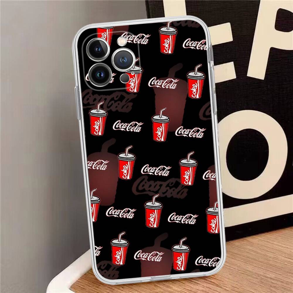 C-Coca C-cola Vintage Logo For IPhone 17 16 16e 15 14 13 12 11 Pro Max Mini Plus Phone Case
