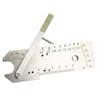 Stainless Steel Welding Gauge for Inspection Measuring Weld Seam Bevel Angle Joint Defects Gap Width and Electrode Size