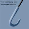 Rain Umbrella Automatic Open with Reflective Trim for Safe Night Walking and Durable Wind Resistant Design