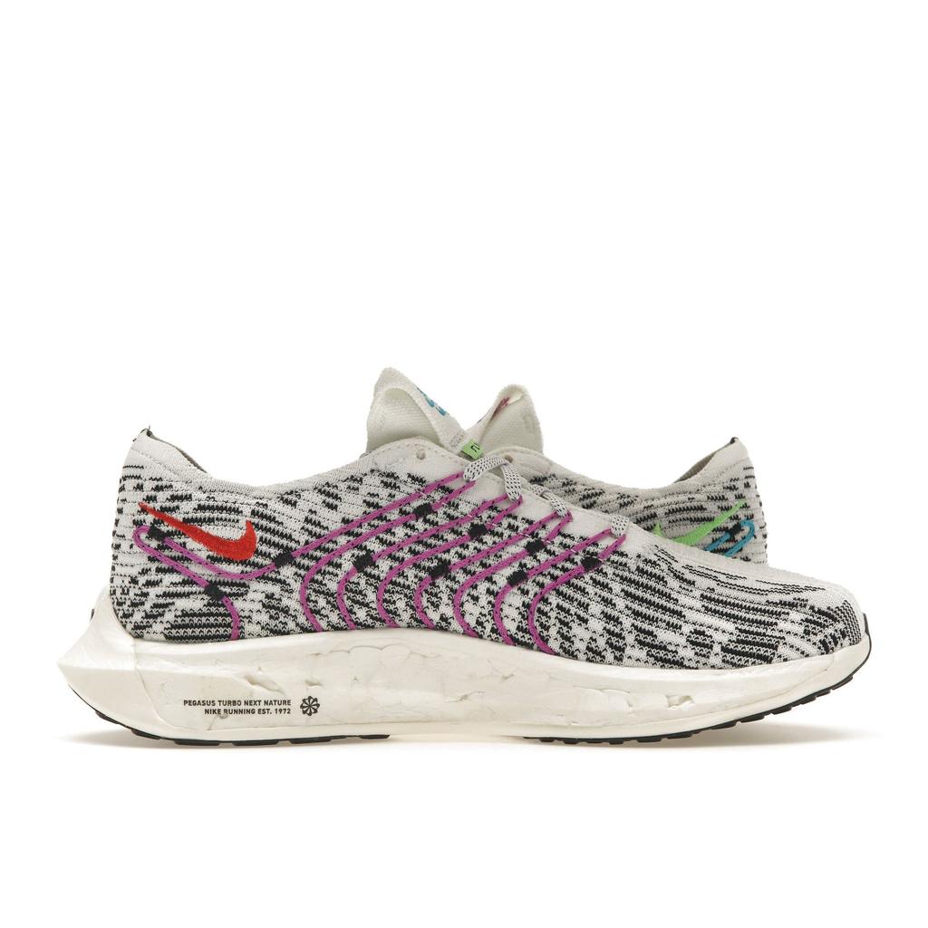 Nike Pegasus Turbo Next Nature Se Men White Blue Lightning Lime Blast Fuchsia Dream Running Sneakers FJ1050-100