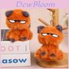 Plush Orange Cat Keychain With Cotton Filling For Girls And Boys Bag Decor