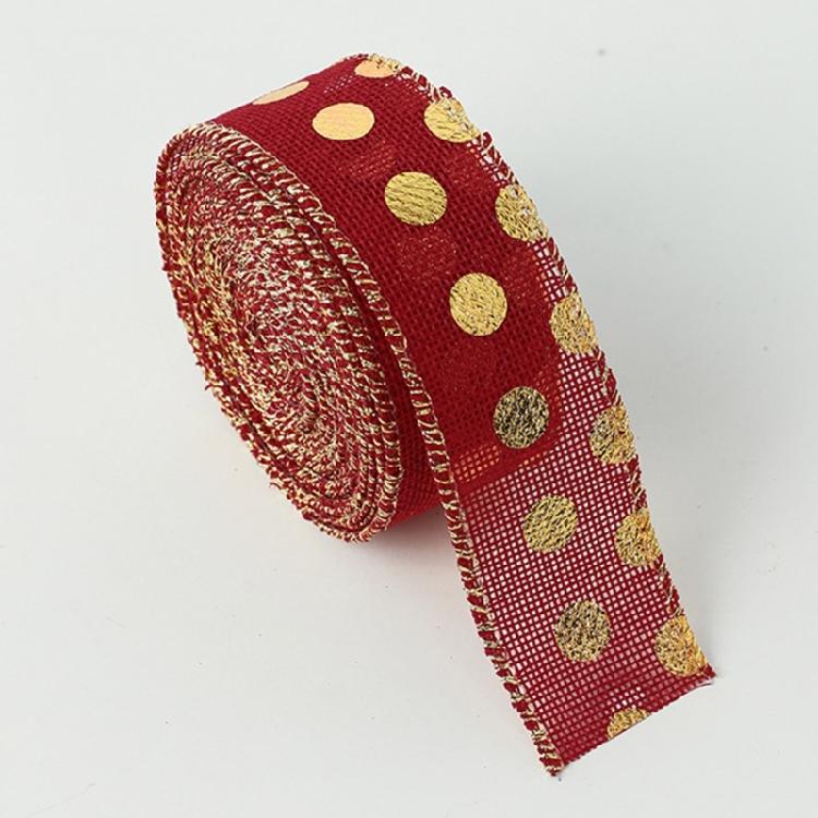 Gift Wrapping Ribbon Wired Edge Ribbon for Wreaths Bows Christmas Decor DIY