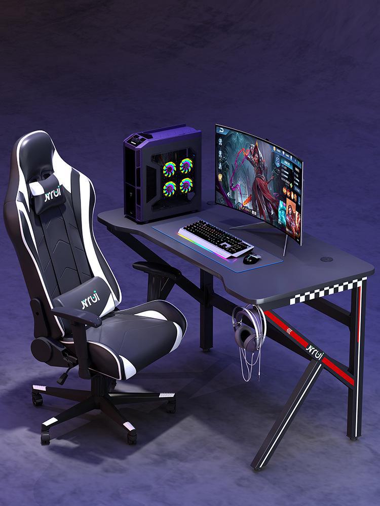 Gaming & Office Desk with Chair Set - Simple Design for Home or Study