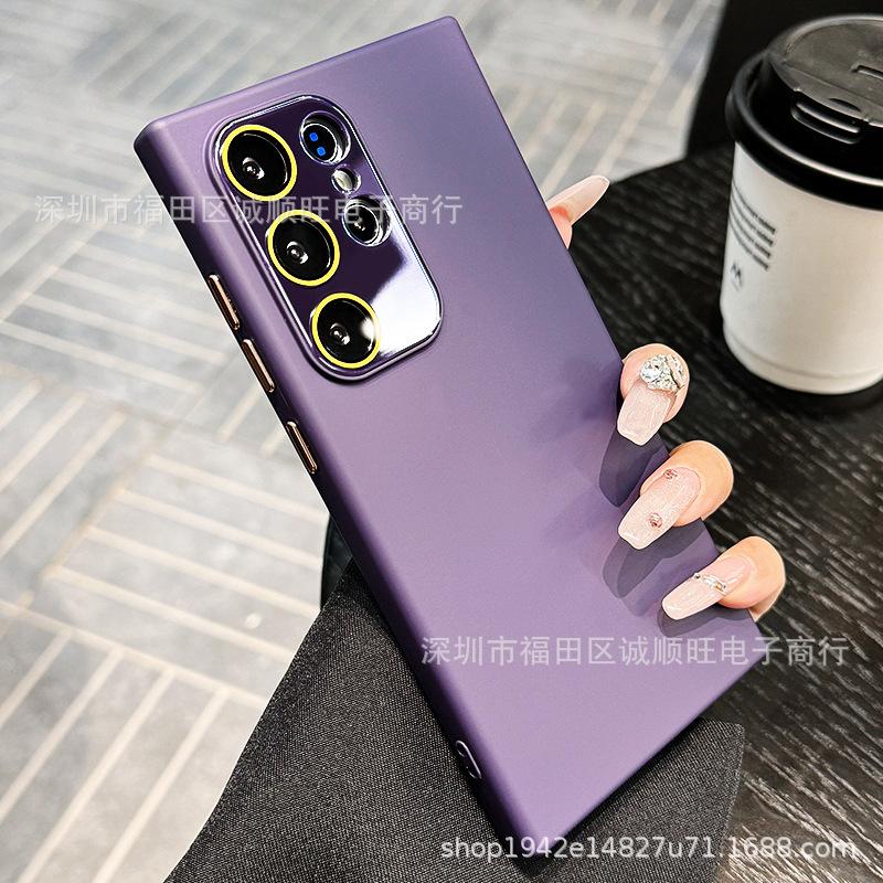 Flüssigsilikon für Samsung S25 Ultra Handyhülle All-Inclusive Linse S23 Ultra Premium S22 Hülle