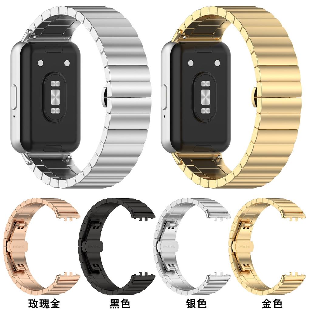 Kovový řemínek pro Samsung Galaxy Fit 3 Nerezová ocel Vyměnitelný náramek pro Samsung Galaxy Fit 3 Příslušenství pro chytrý náramek