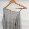 New ArrivalS Open Run Women S Big Size One Off Shoulder Sheer Long Sleeve T Shir