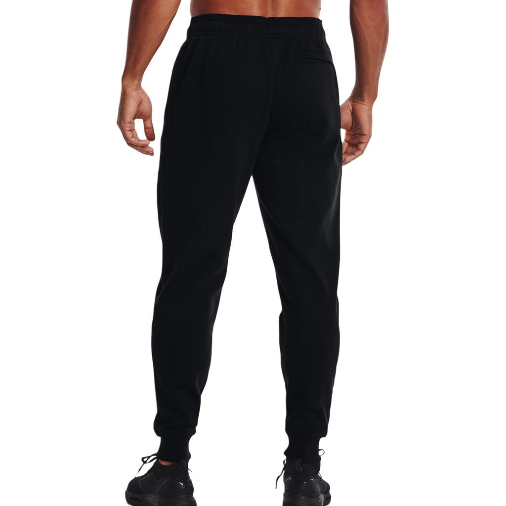 Under Armour Rival Fleece Chroma Κομψό Άνετο Μαλακό Ευέλικτο Πλεκτό Φούτερ Παντελόνι Ανδρικό Κάτω Μέρος Μαύρο 1370345-001